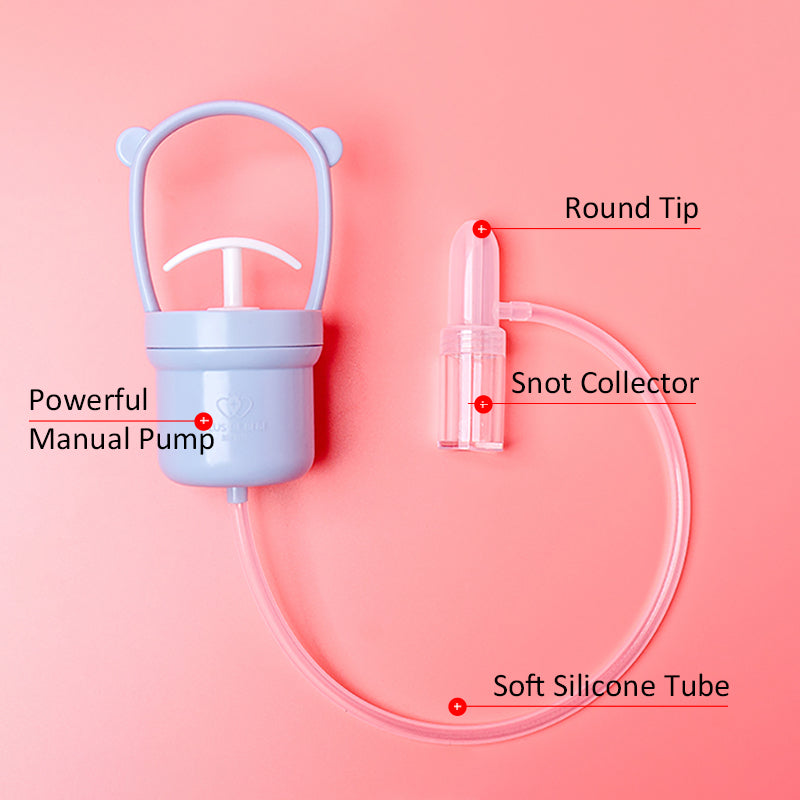 PLUSDEBEBE Manual Nasal Aspirator (Sky Blue)