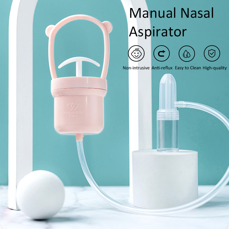 PLUSDEBEBE Manual Nasal Aspirator (Cute Pink)